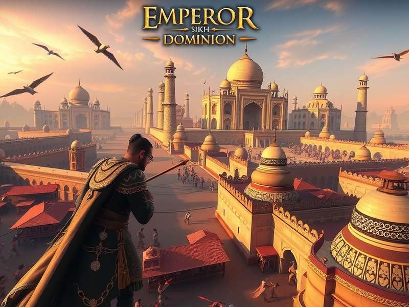 Emperor S Sikh Dominion battle scene with historical accuracy